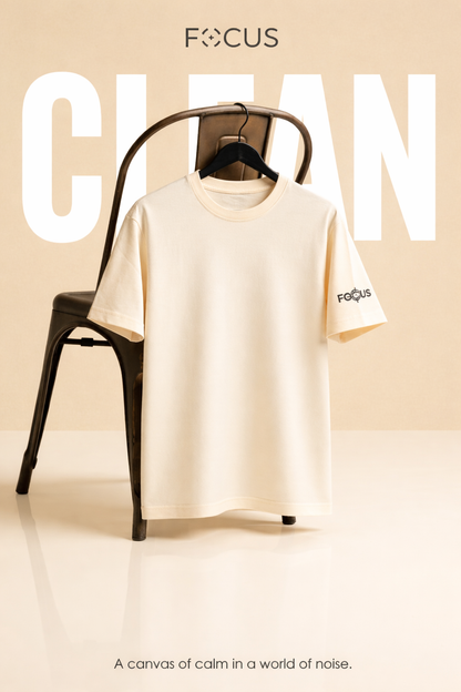 Focus Essential Embroidered T-Shirt – Premium Cotton (Unisex)