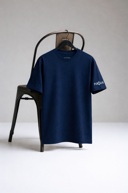 Focus Essential Embroidered T-Shirt – Premium Cotton (Unisex)